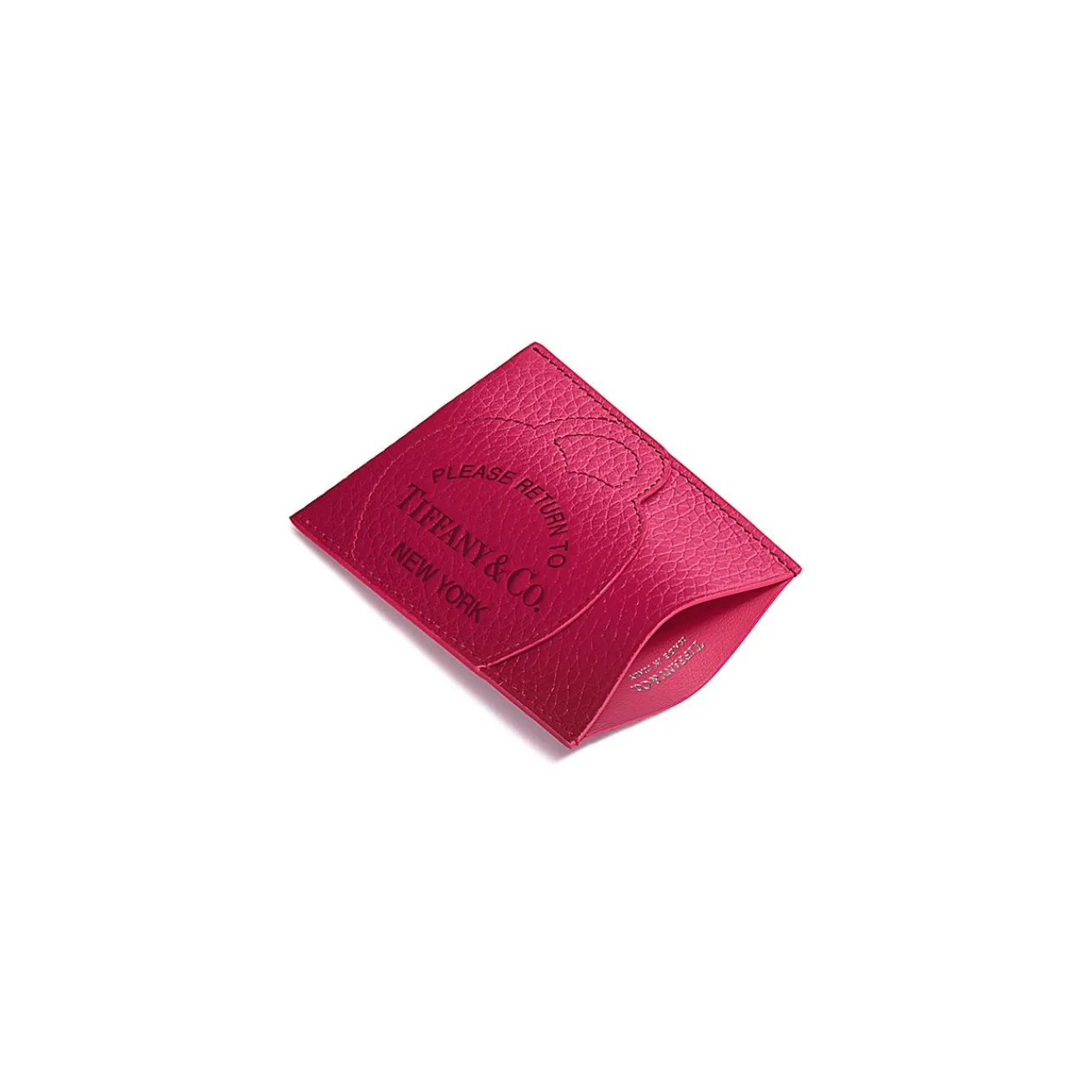 Tiffany & Co. Return to Tiffany® Card Case in Infinity Ruby Leather | ^Women Small Leather Goods|Women's Accessories