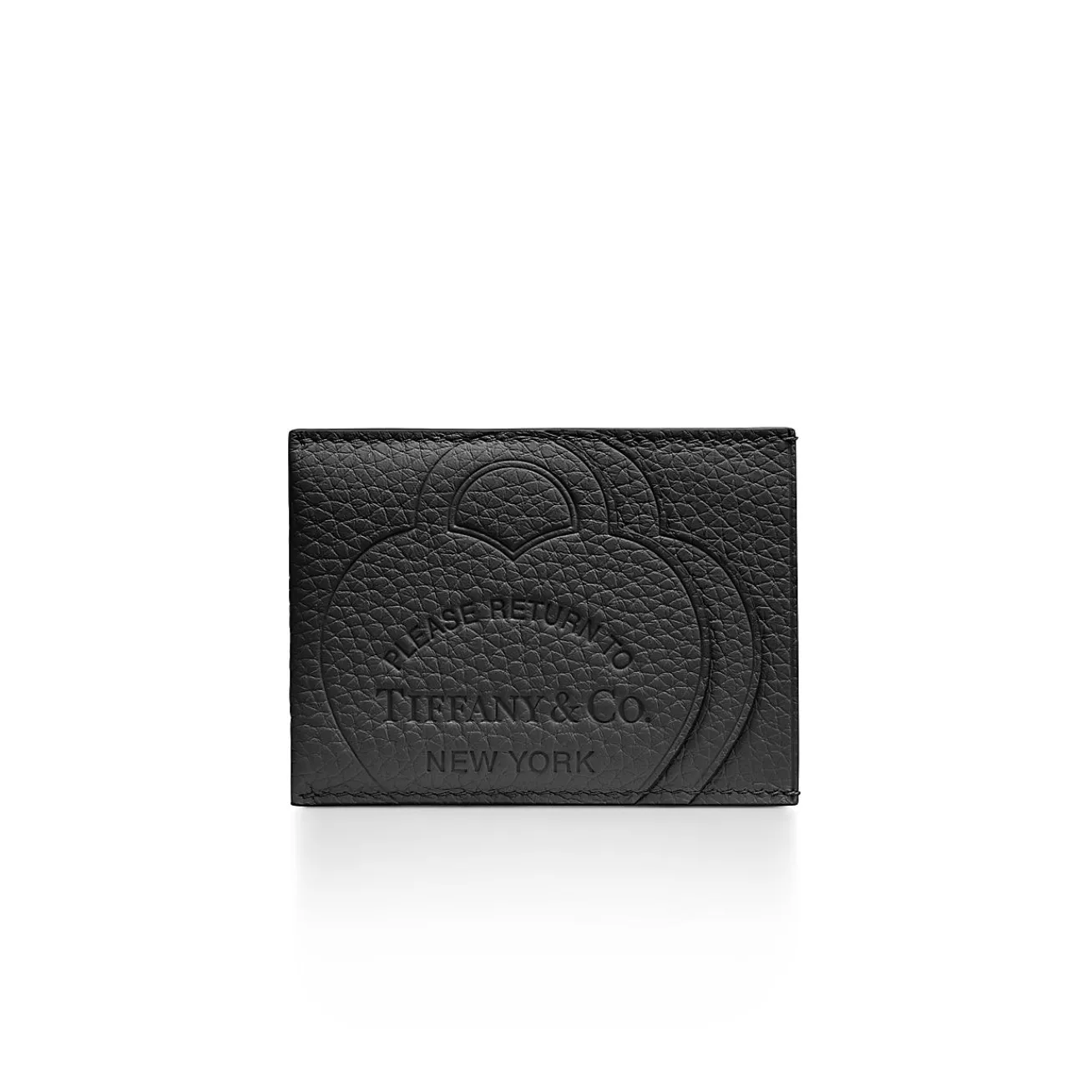 Tiffany & Co. Return to Tiffany® Card Case in Black Leather | ^Women Business Gifts|Small Leather Goods