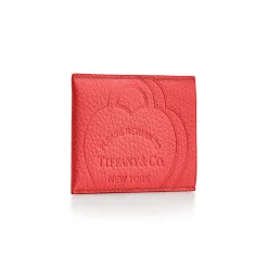 Tiffany & Co. Return to Tiffany® Card Case in Hibiscus Red Leather | ^Women Business Gifts|Small Leather Goods