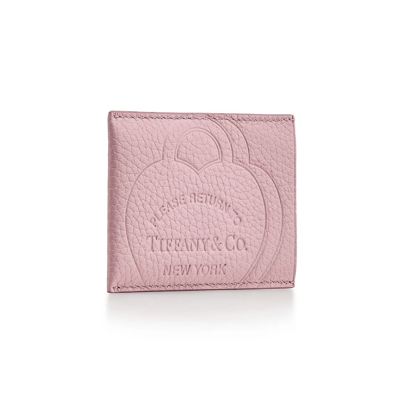 Tiffany & Co. Return to Tiffany® Card Case in Crystal Pink Leather | ^Women Business Gifts|Small Leather Goods