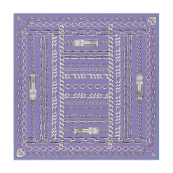 Tiffany & Co. Return to Tiffany® Chains Square Scarf in Lavender Silk | ^Women Scarves & Stoles|Women's Accessories