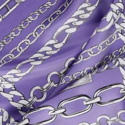 Tiffany & Co. Return to Tiffany® Chains Square Scarf in Lavender Silk | ^Women Scarves & Stoles|Women's Accessories
