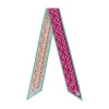 Tiffany & Co. Return to Tiffany® Chains Ribbon Scarf in Fuchsia and Peach Silk | ^Women Scarves & Stoles|Women's Accessories