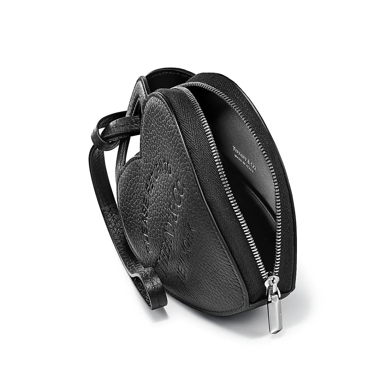 Tiffany & Co. Return to Tiffany® Coin Case in Black Leather | ^Women Small Leather Goods|Women's Accessories