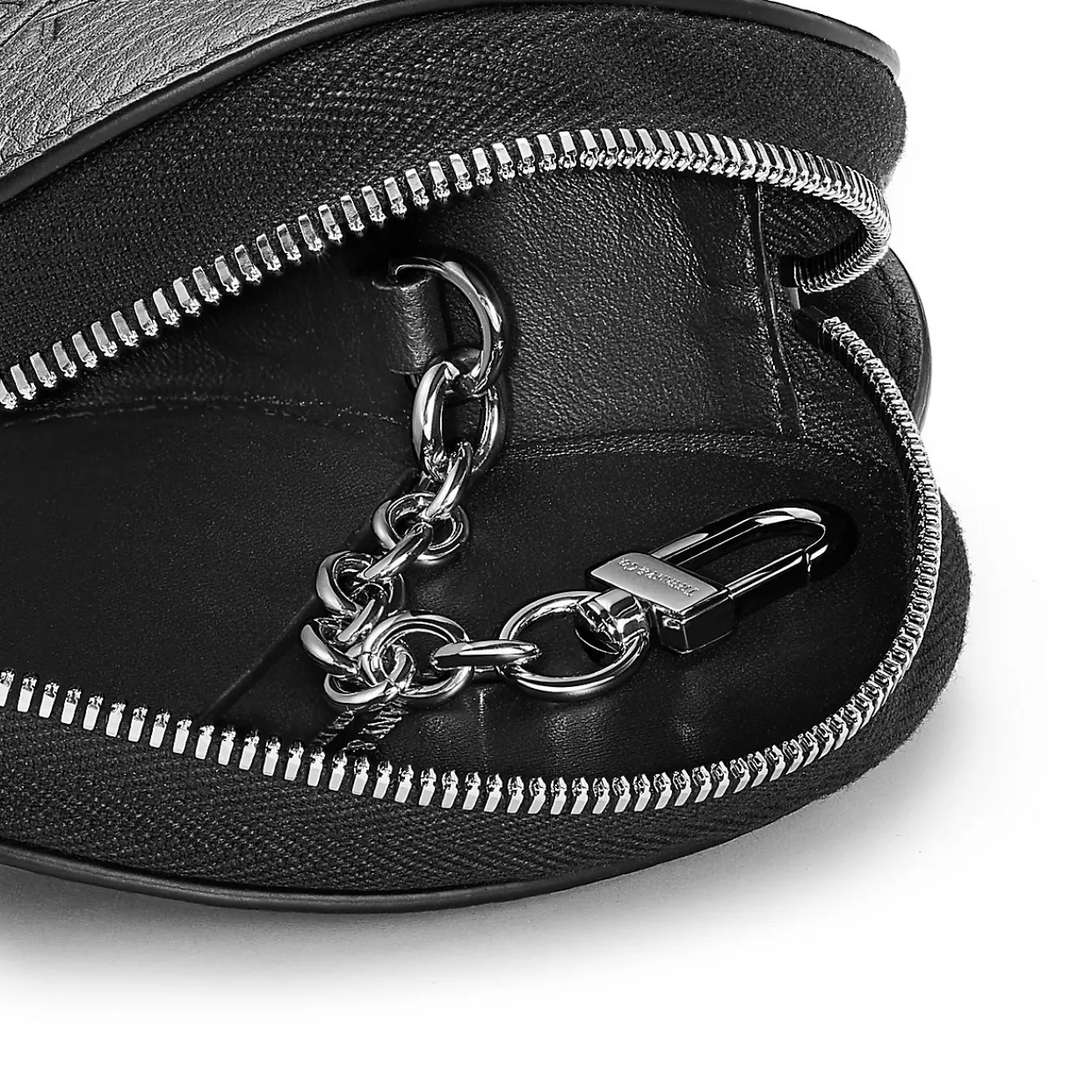 Tiffany & Co. Return to Tiffany® Coin Case in Black Leather | ^Women Small Leather Goods|Women's Accessories