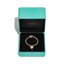 Tiffany & Co. Return to Tiffany® Full Heart Toggle Bracelet in Yellow Gold | ^ Bracelets|New Jewelry