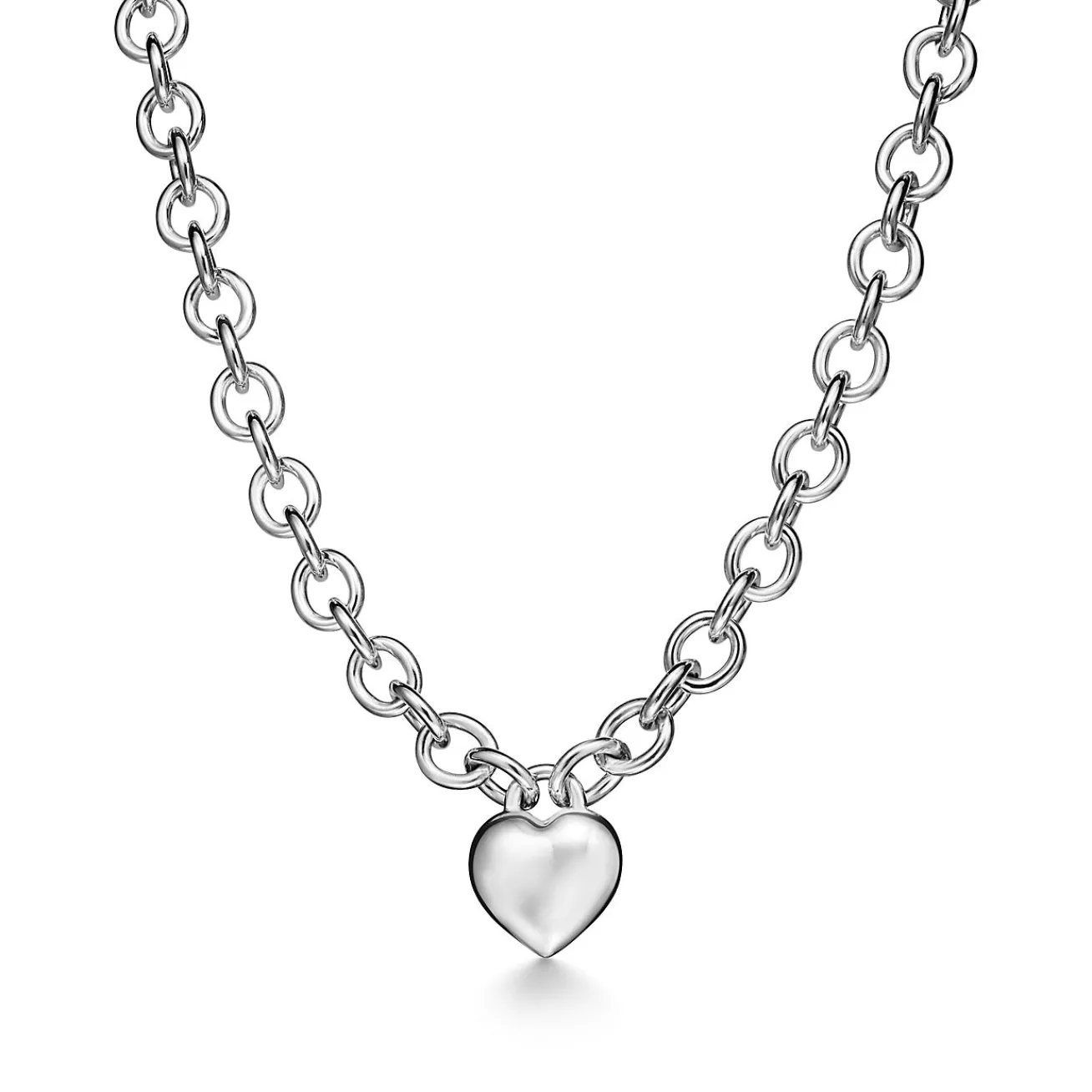 Tiffany & Co. Return to Tiffany® Full Heart Toggle Necklace in Sterling Silver | ^ Necklaces & Pendants|Gifts for Her