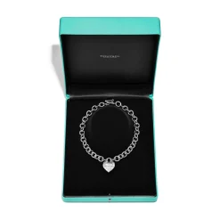 Tiffany & Co. Return to Tiffany® Full Heart Toggle Necklace in Sterling Silver | ^ Necklaces & Pendants|Gifts for Her
