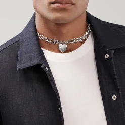 Tiffany & Co. Return to Tiffany® Full Heart Toggle Necklace in Sterling Silver | ^ Necklaces & Pendants|Gifts for Her