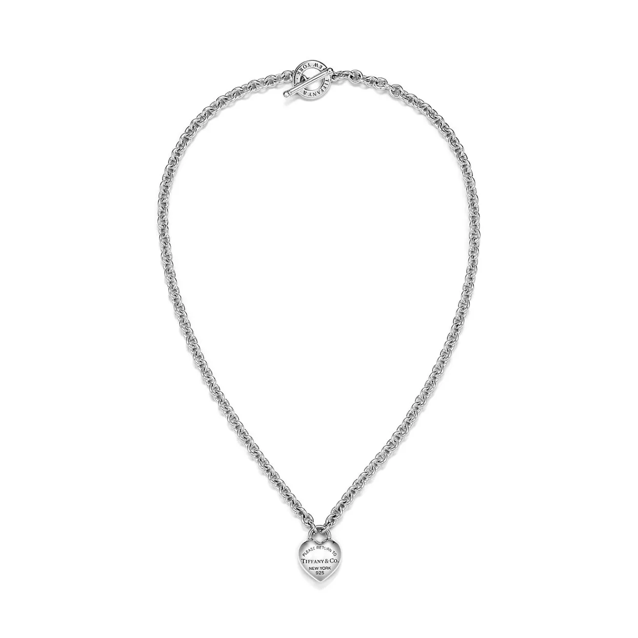 Tiffany & Co. Return to Tiffany® Full Heart Toggle Pendant in Sterling Silver | ^ Necklaces & Pendants|Gifts for Her