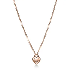 Tiffany & Co. Return to Tiffany® Full Heart Pendant in Rose Gold | ^ Necklaces & Pendants|New Jewelry