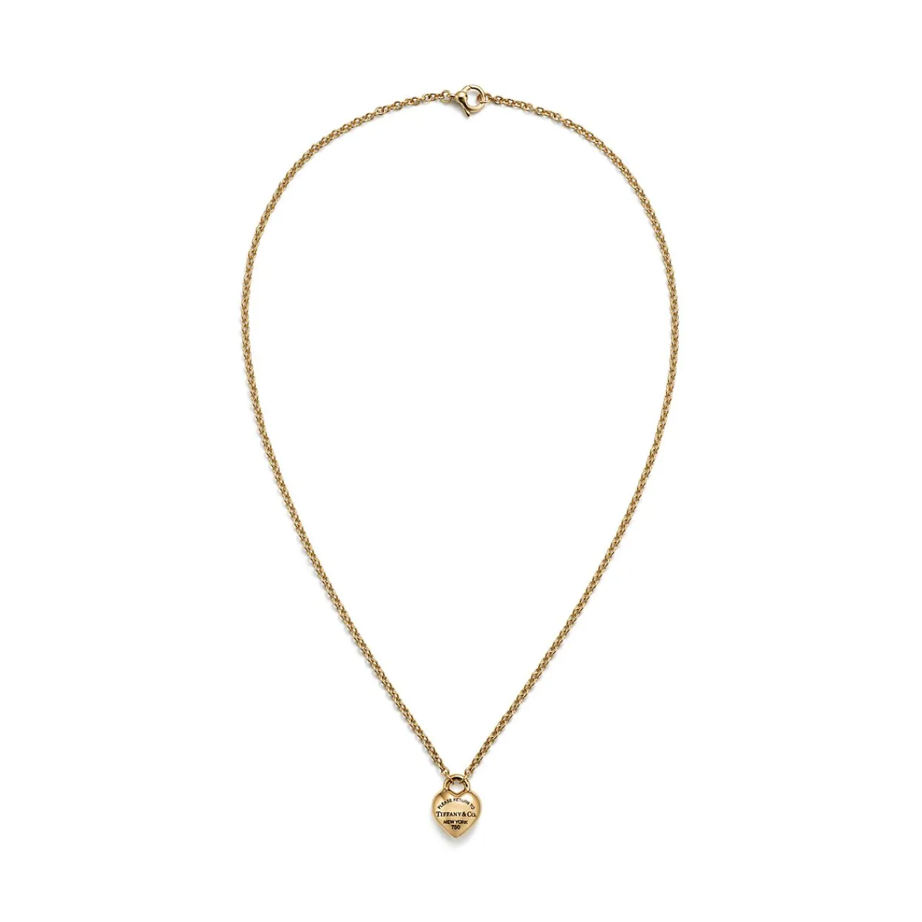 Tiffany & Co. Return to Tiffany® Full Heart Pendant in Yellow Gold | ^ Necklaces & Pendants|Gifts for Her