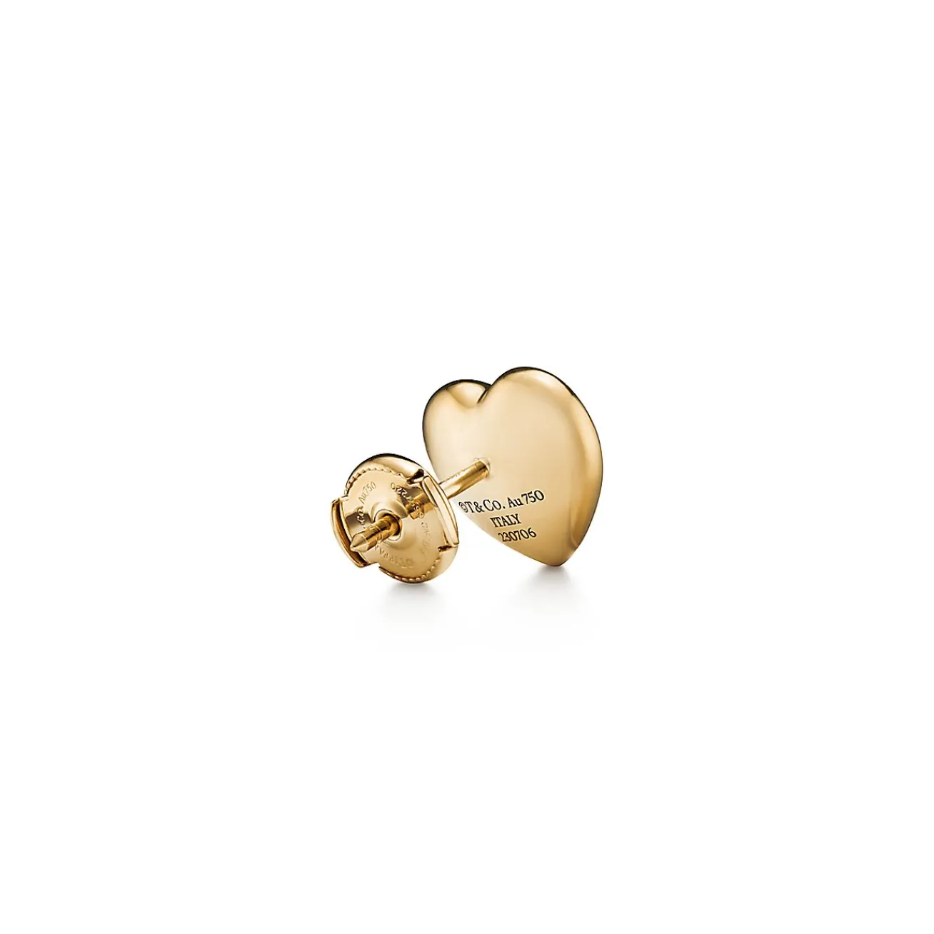 Tiffany & Co. Return to Tiffany® Full Heart Earrings in Yellow Gold | ^ Earrings|Gifts for Her