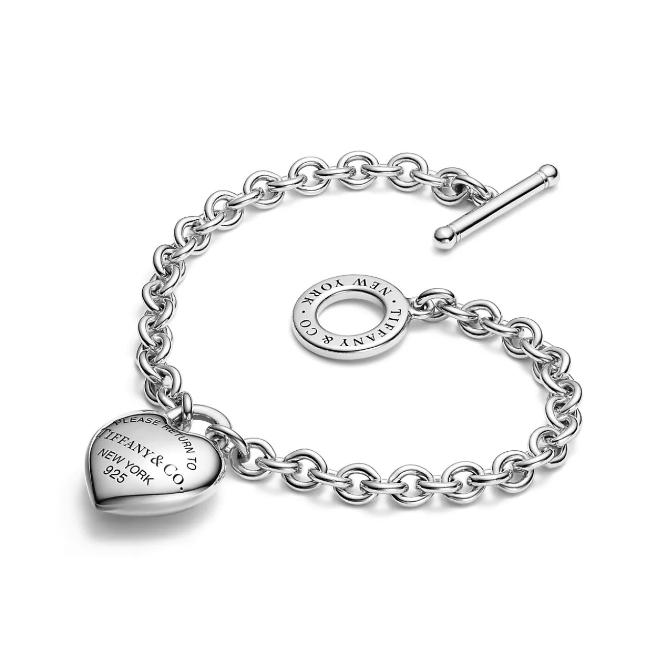 Tiffany & Co. Return to Tiffany® Full Heart Toggle Bracelet in Sterling Silver | ^ Bracelets|Gifts for Her