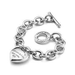 Tiffany & Co. Return to Tiffany® Full Heart Toggle Bracelet in Sterling Silver | ^ Bracelets|Gifts for Her
