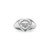 Tiffany & Co. Return to Tiffany® Heart Signet Ring in Silver, Small | ^ Rings|Most Popular Jewelry