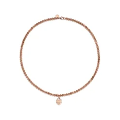 Tiffany & Co. Return to Tiffany® Heart Tag Bead Necklace in Rose Gold, Mini | ^ Necklaces & Pendants|Rose Gold Jewelry