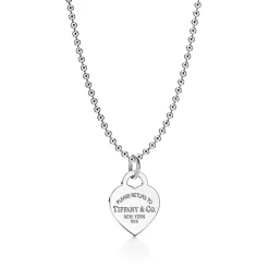 Tiffany & Co. Return to Tiffany® Heart Tag Charm in Silver, Medium | ^ Necklaces & Pendants|Sterling Silver Jewelry