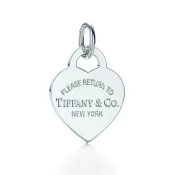 Tiffany & Co. Return to Tiffany® Heart Tag Charm in Silver, Medium | ^ Necklaces & Pendants|Sterling Silver Jewelry