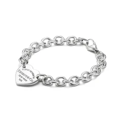 Tiffany & Co. Return to Tiffany® Heart Tag Bracelet in Silver | ^ Bracelets|Sterling Silver Jewelry