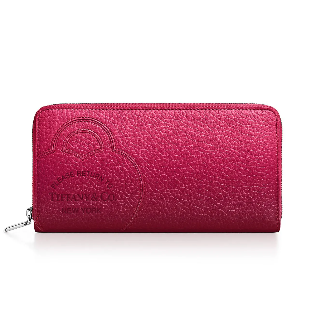 Tiffany & Co. Return to Tiffany® Large Zip Wallet in Infinity Ruby Leather | ^Women Small Leather Goods|Women's Accessories