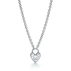 Tiffany & Co. Return to Tiffany® Love Lock Necklace in Silver | ^ Necklaces & Pendants|Sterling Silver Jewelry