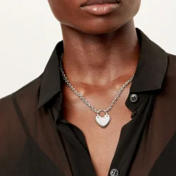 Tiffany & Co. Return to Tiffany® Love Lock Necklace in Silver | ^ Necklaces & Pendants|Sterling Silver Jewelry