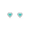 Tiffany & Co. Return to Tiffany® Love Tiffany Blue® Heart Earrings in Silver, Mini | ^ Earrings|Sterling Silver Jewelry