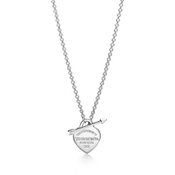 Tiffany & Co. Return to Tiffany® Lovestruck Heart Tag Pendant in Silver, Small | ^ Necklaces & Pendants|Gifts for Her