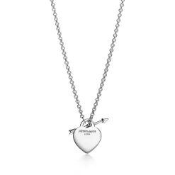Tiffany & Co. Return to Tiffany® Lovestruck Heart Tag Pendant in Silver, Small | ^ Necklaces & Pendants|Gifts for Her