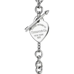 Tiffany & Co. Return to Tiffany® Lovestruck Heart Tag Bracelet in Silver, Medium | ^ Bracelets|Gifts for Her