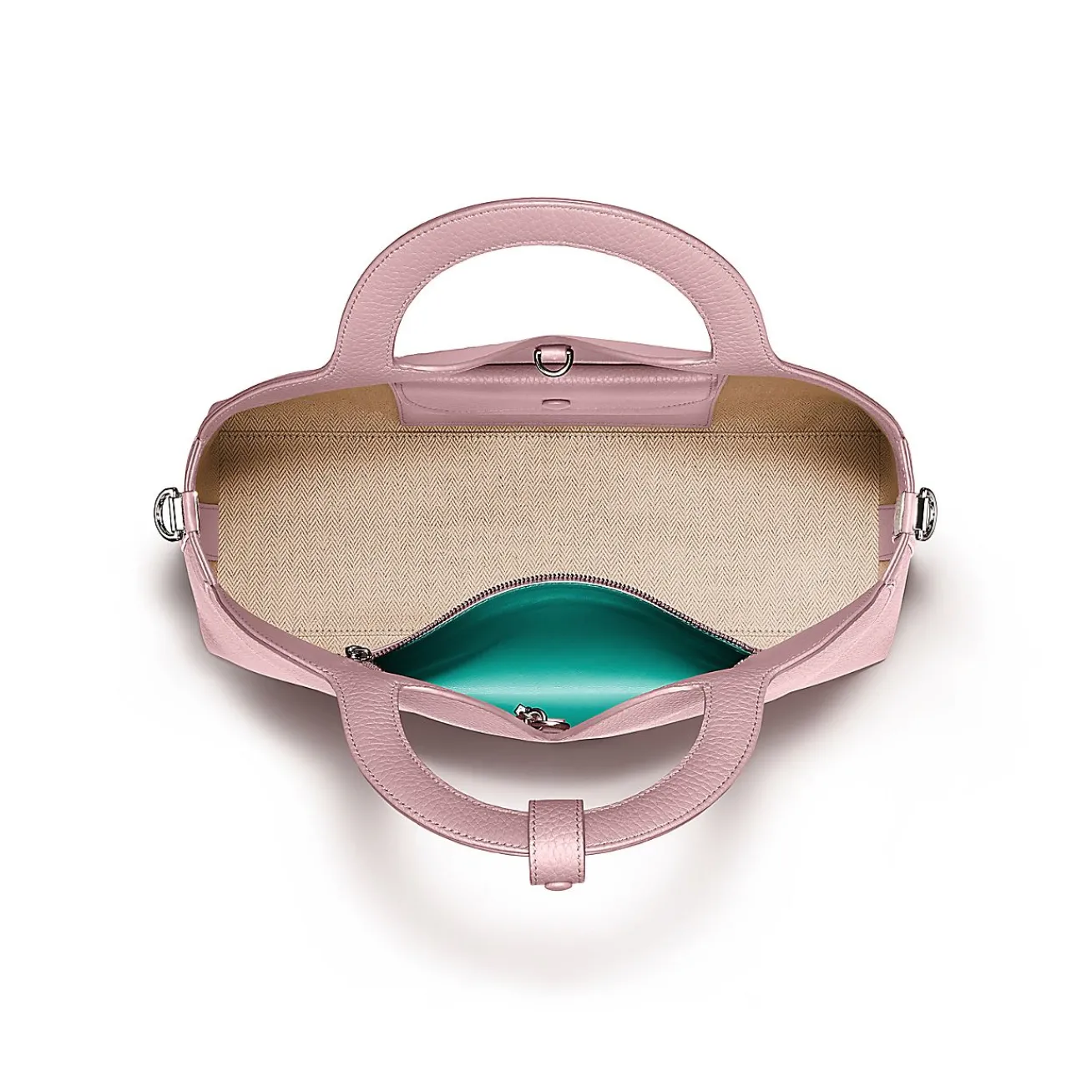 Tiffany & Co. Return to Tiffany® Medium Tote Bag in Crystal Pink Leather | ^Women Bags|Women's Accessories