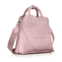 Tiffany & Co. Return to Tiffany® Medium Tote Bag in Crystal Pink Leather | ^Women Bags|Women's Accessories