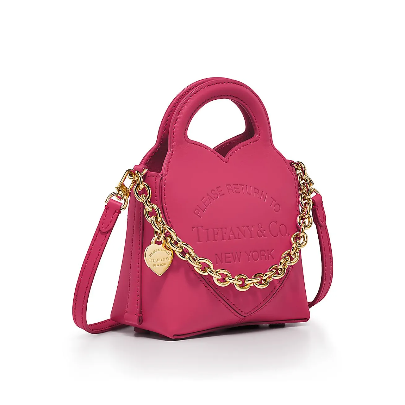 Tiffany & Co. Return to Tiffany™ Micro Tote in Cerise Leather | ^Women Online Exclusives|Women's Accessories