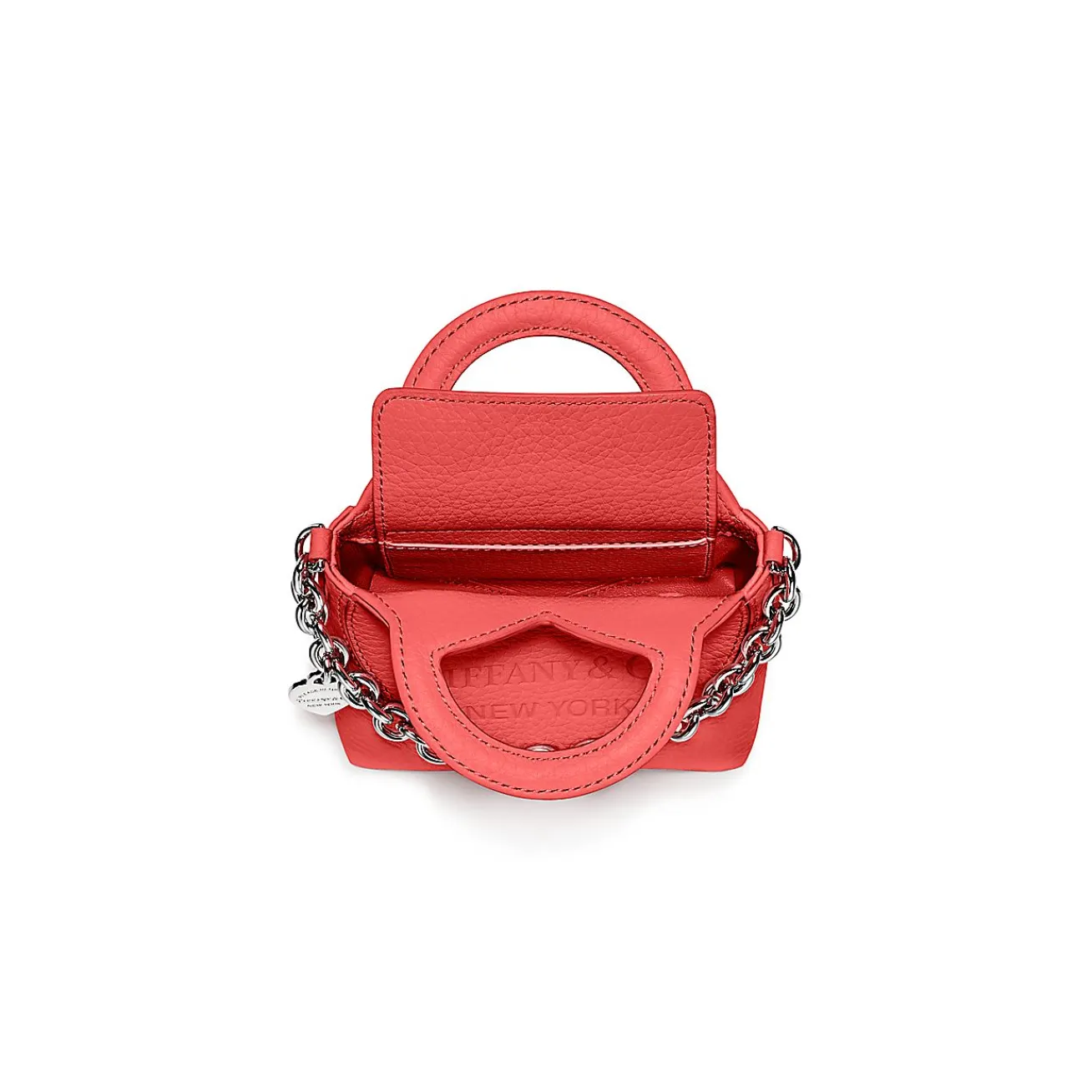 Tiffany & Co. Return to Tiffany® Micro Tote in Hibiscus Red Leather | ^Women Online Exclusives