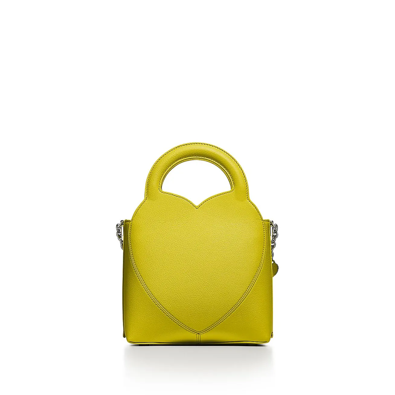 Tiffany & Co. Return to Tiffany® Mini Charm Tote in Citrine Yellow Leather | ^Women Bags|Women's Accessories