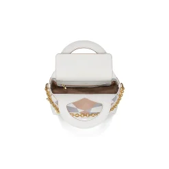 Tiffany & Co. Return to Tiffany® Mini Charm Tote Bag in Neutral Intarsia Leather | ^Women Bags|Women's Accessories