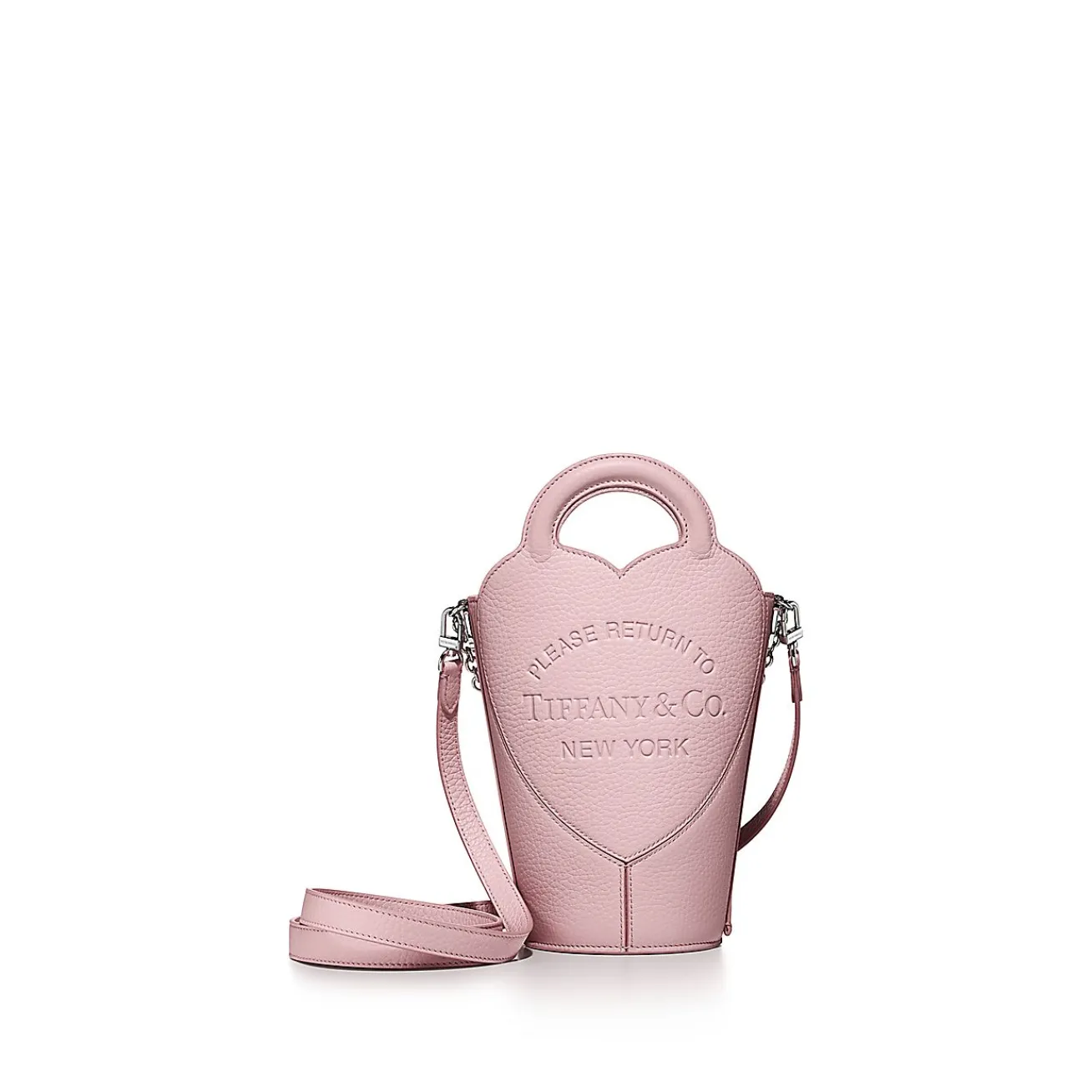 Tiffany & Co. Return to Tiffany® Mini Crossbody Bag in Crystal Pink Leather | ^Women Bags|Women's Accessories