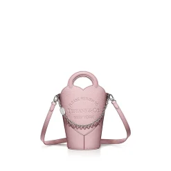Tiffany & Co. Return to Tiffany® Mini Crossbody Bag in Crystal Pink Leather | ^Women Bags|Women's Accessories