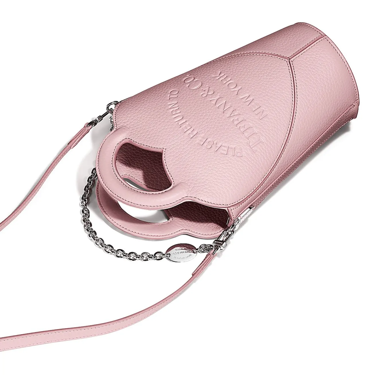 Tiffany & Co. Return to Tiffany® Mini Crossbody Bag in Crystal Pink Leather | ^Women Bags|Women's Accessories