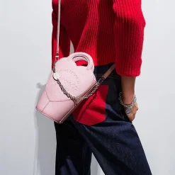 Tiffany & Co. Return to Tiffany® Mini Crossbody Bag in Crystal Pink Leather | ^Women Bags|Women's Accessories