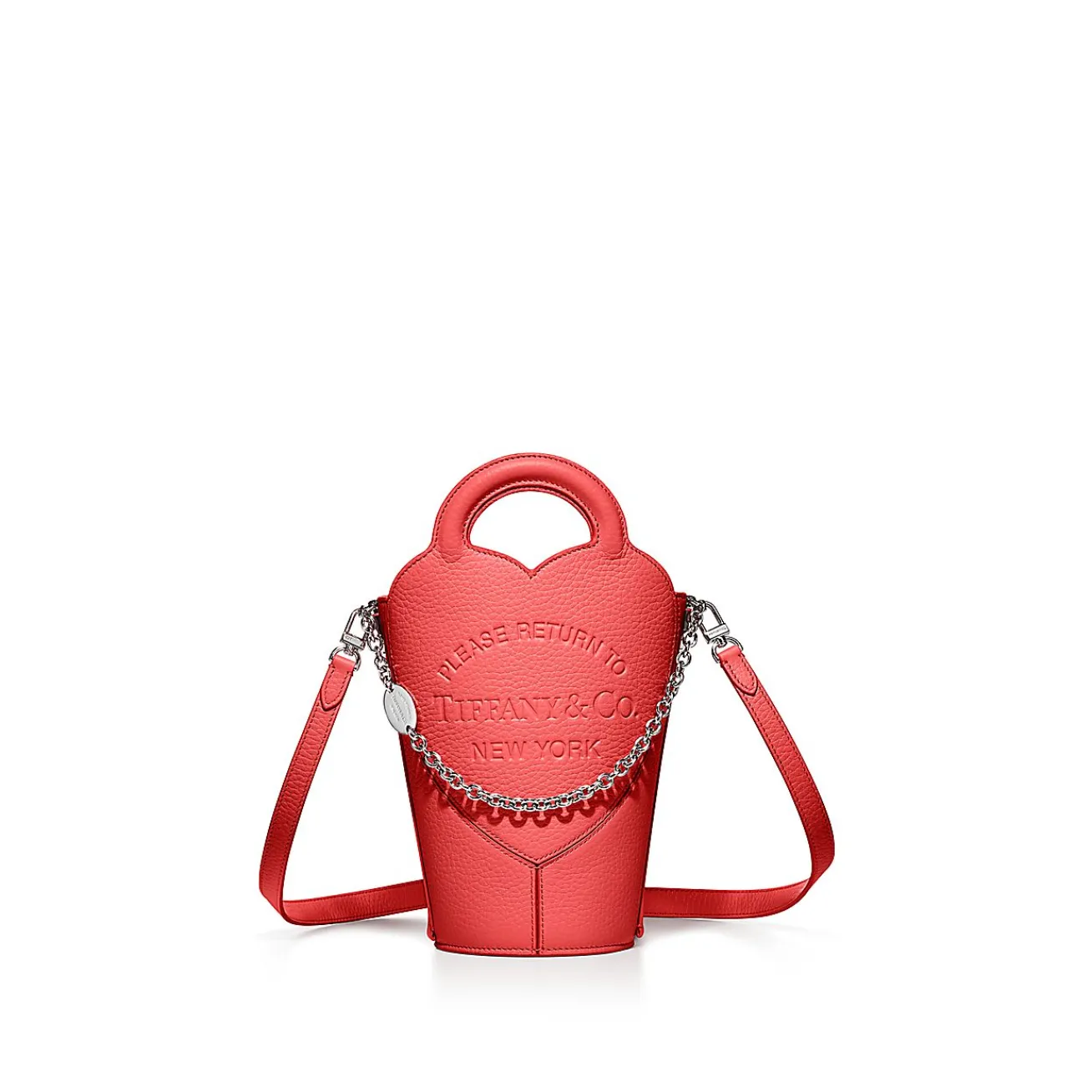 Tiffany & Co. Return to Tiffany® Mini Crossbody Bag in Hibiscus Red Leather | ^Women Bags|Women's Accessories