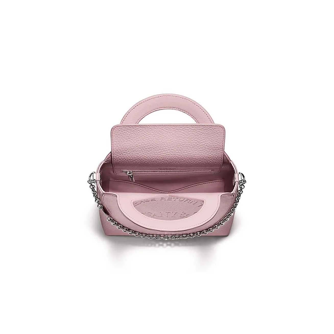 Tiffany & Co. Return to Tiffany® Mini Tote Bag in Crystal Pink Leather | ^Women Bags|Women's Accessories