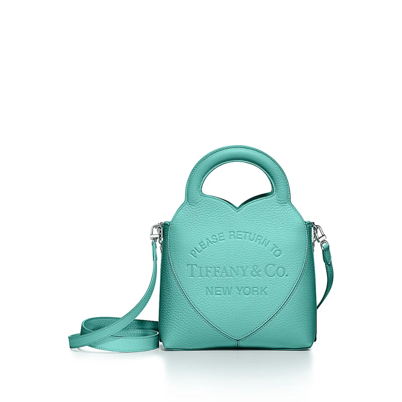 Tiffany & Co. Return to Tiffany® Mini Tote Bag in Tiffany Blue® Leather | ^Women Bags|Women's Accessories