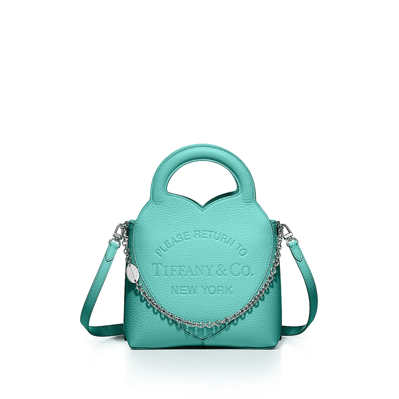 Tiffany & Co. Return to Tiffany® Mini Tote Bag in Tiffany Blue® Leather | ^Women Bags|Women's Accessories