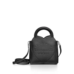 Tiffany & Co. Return to Tiffany® Mini Tote Bag in Black Leather | ^Women Bags|Women's Accessories