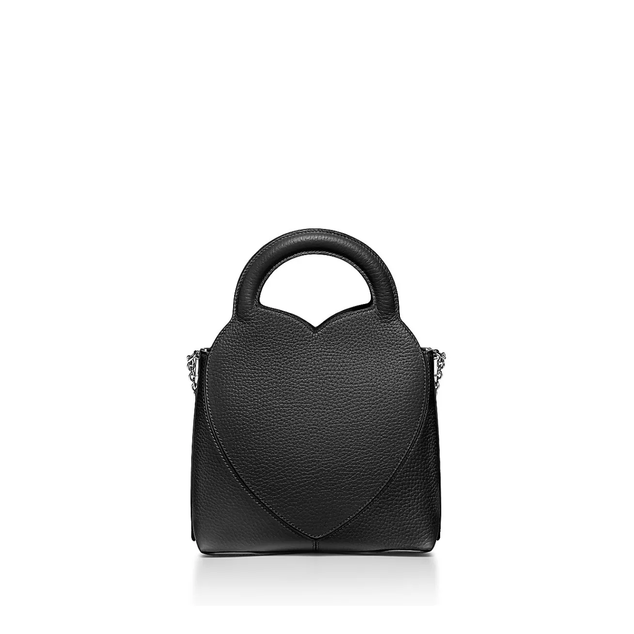 Tiffany & Co. Return to Tiffany® Mini Tote Bag in Black Leather | ^Women Bags|Women's Accessories