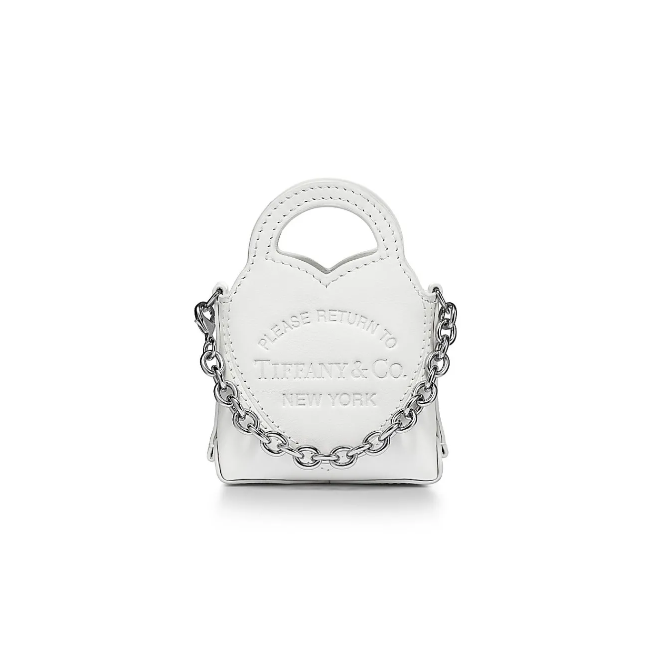 Tiffany & Co. Return to Tiffany® Nano Bag in White Leather | ^Women Small Leather Goods|Women's Accessories