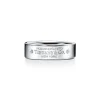Tiffany & Co. Return to Tiffany® narrow ring in sterling silver with diamonds, 6 mm wide. | ^ Rings|Bold Silver Jewelry