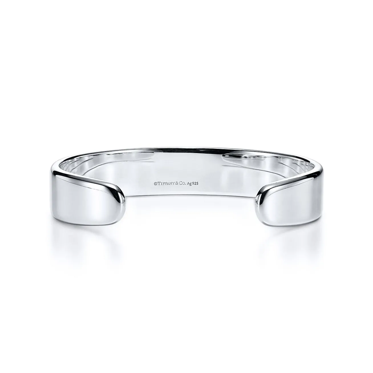 Tiffany & Co. Return to Tiffany® narrow cuff in sterling silver with diamonds, medium. | ^ Bracelets|Bold Silver Jewelry